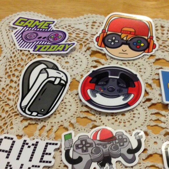 Video Gamer stickers for tablets, laptop, lockers, crafts, scrapbookng - Picture 3 of 7